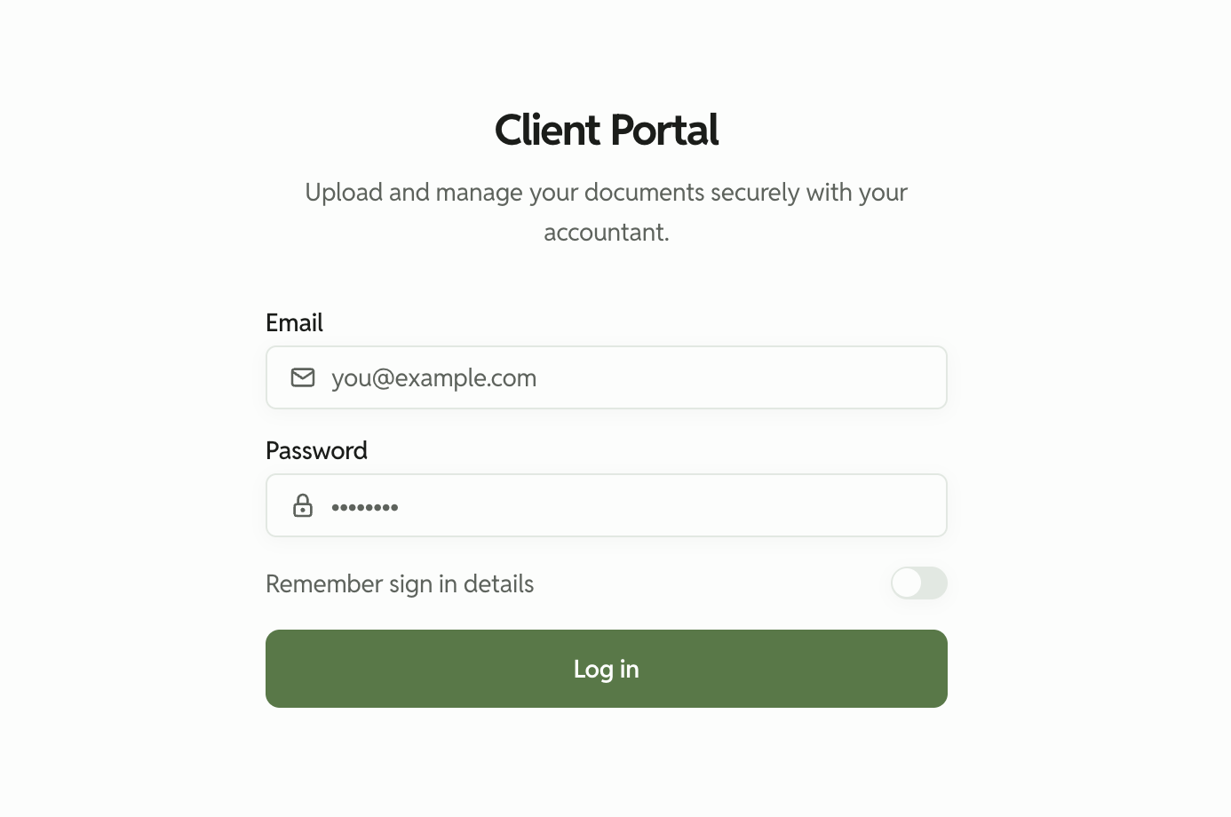 Client portal